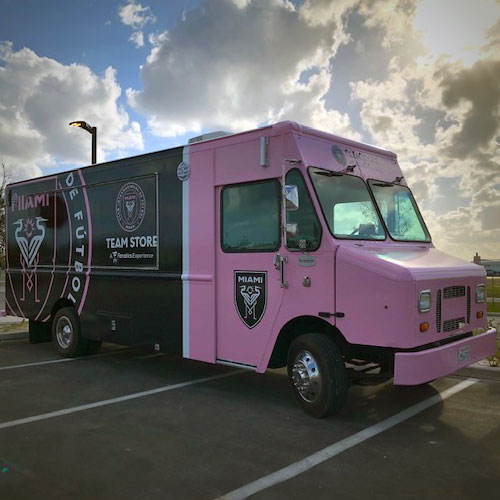 Custom Box Truck Wrap at Sunset